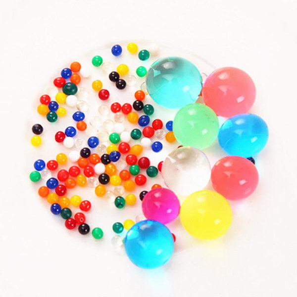 100 STK Bubble Beads Vannabsorberende perler Crystal Mud Ocean Ba Multicolor