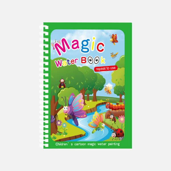 Magisk bok Vann Montessori Leker Fargebok Magisk Vann Dr A7