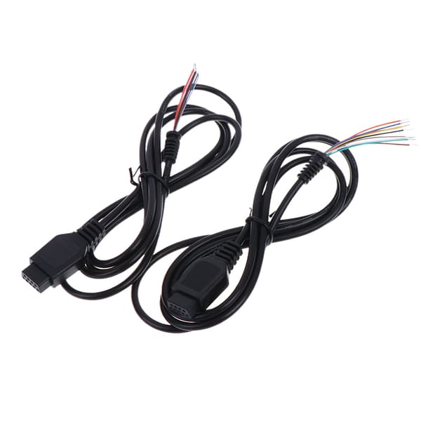 Kabel til Genesis 2 MD 2 Kontrolkabel Forlængerledning 9-bens Spil Co 2PCS