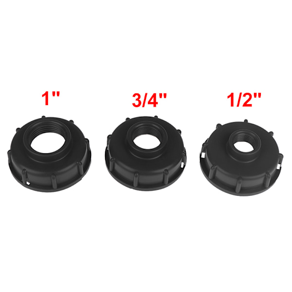 IBC Tank-tilbehør S60X6 Grovt gjengede lokk til 1/2\" 3/4\" 1\" Ada 1/2 inch