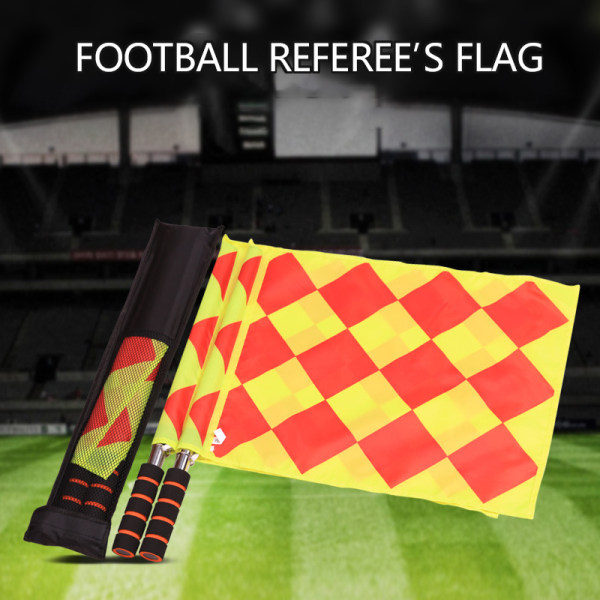 2kpl/ set World Soccer Refere Flag Fair Play Sport Match Footba B