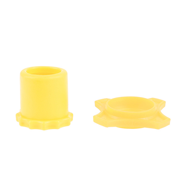 Rystesikker Silikone Mikrofon Holder Anti-Rolling Mic Protecti yellow tail + ring
