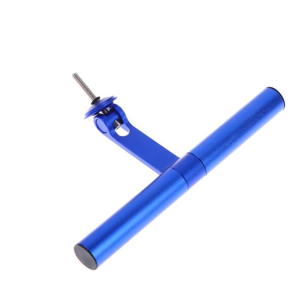 Cykelstyre förlängningsfäste metall cykelljus kamerafäste Blue