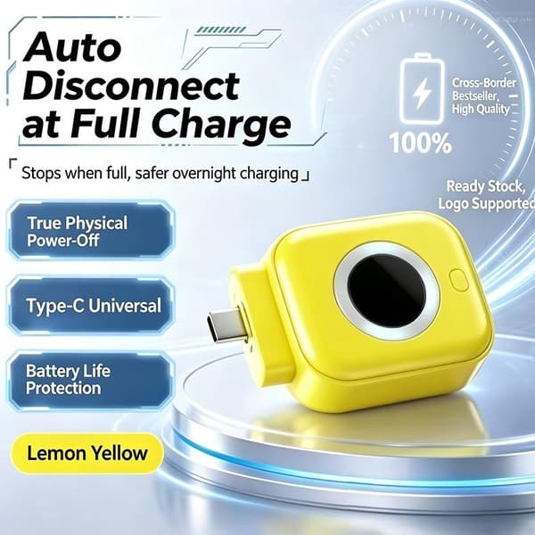 1PC Intelligent Full Charge Separator Beskytter Batterihelse Mot Overlading Blue
