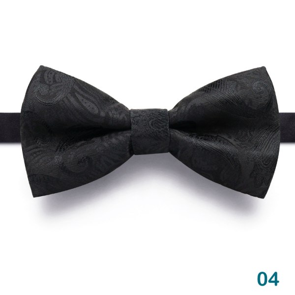 Mode Män Butterfly Party Bröllop fluga Black Bowknot Bowti 04