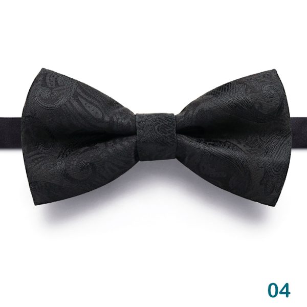 Mode Mænd Butterfly Party Bryllupssløjfe Black Bowknot Bowti 04