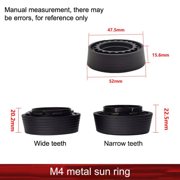 Pyörän jarrujen aurinkorengas M4 Snap Ring M16MOE Handguard Universal