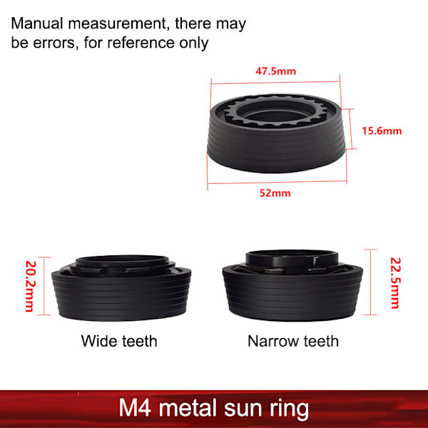 Sykkelbremser Solar Ring M4 Snap Ring M16MOE Håndbeskyttelse Universal