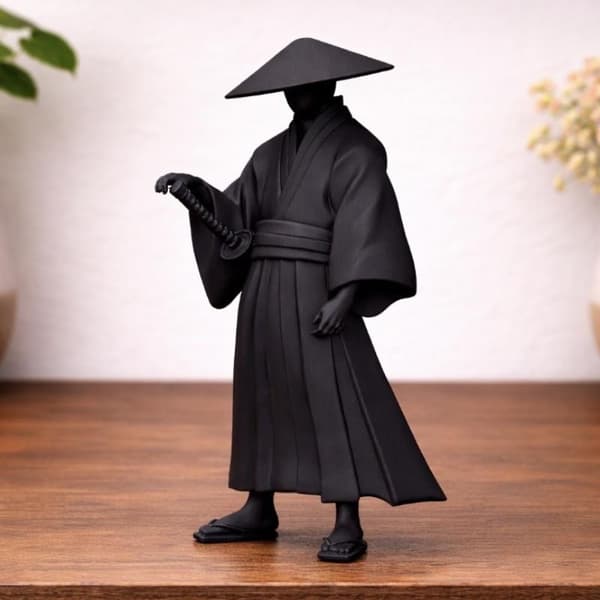 Mini svärdsman figur bil staty prydnad miniatyrer interiör