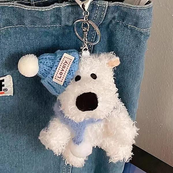 Kawali West Highland Terrier Plysj Puppy Doll Bag Nøkkelringer Pen A6