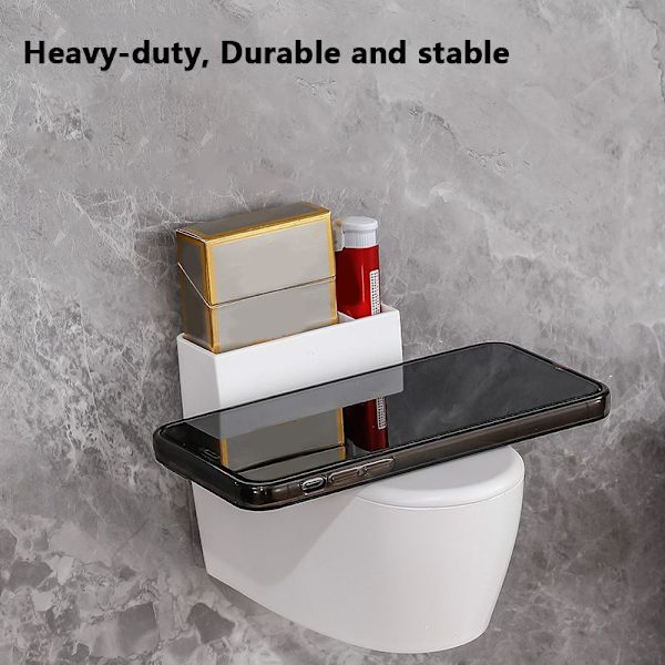 Creative Toalett Askfat Hem Badrum Case Med Lock Wa White