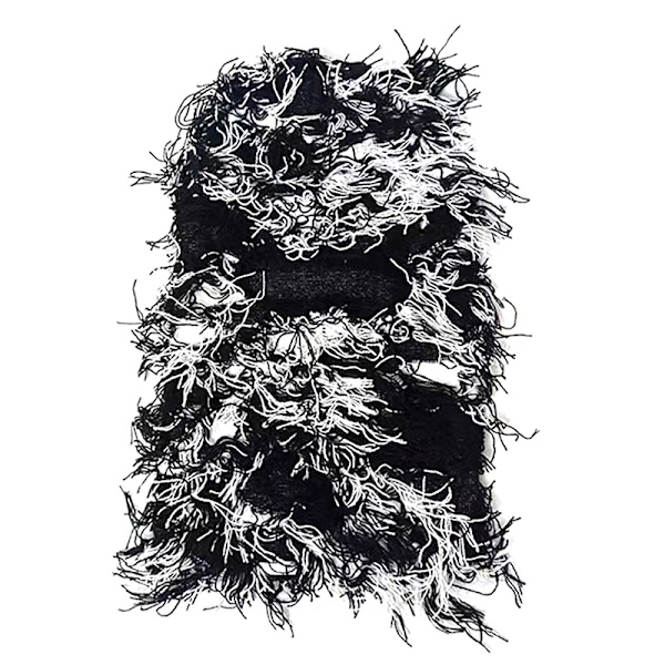 Balaclava Distressed Knitted Full Face Ski Mask Vinter A1