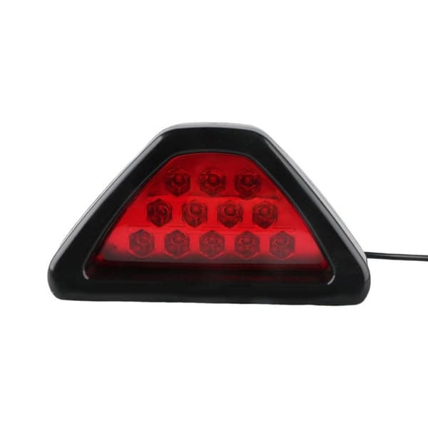 Bil Trekant Bremsestoplys 12 LED Universal Lampe Advarsel DRL A1