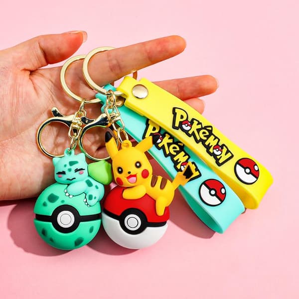 Pokémon Pokéboll Nyckelring Set A5
