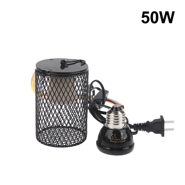 E27 Husdjursvärmelampa för sköldpaddor, ormar, ödlor, infraröd keramisk E 50W