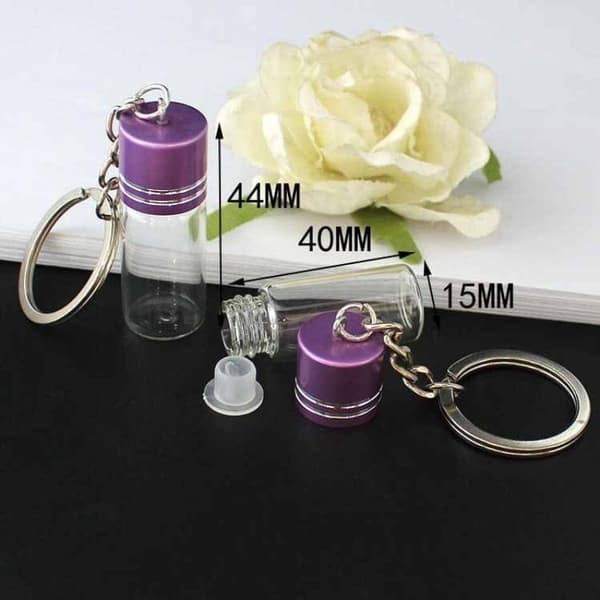 Toivepullon avaimenperä DIY-koristeluun, askarteluun, lasipullo P A7