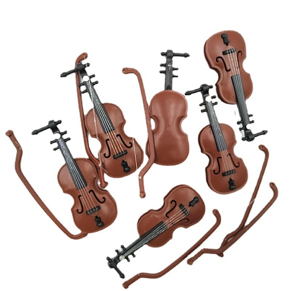 1/12 Dockhus Minimusikinstrument Modell Klassisk gitarr V Brown