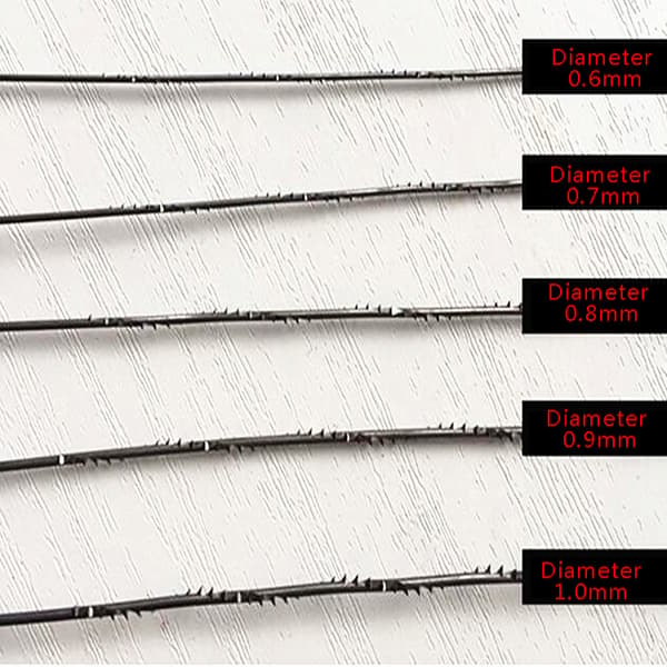 10kpl Puuntyöstö monipuolinen sahahammas multi hammassaha Bla Diameter 1.0mm