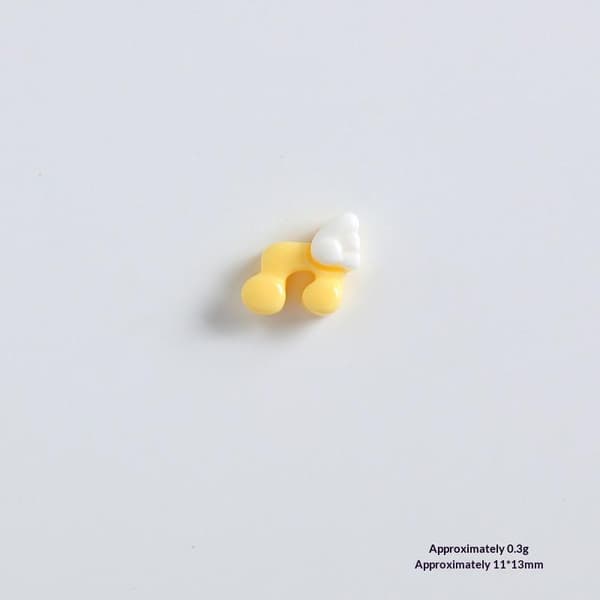 e Pastel Harpiks Musiknode Charms Med Englevinge Design Til DIY Blue