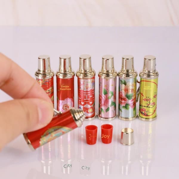 1 sæt 1/12 mini dukkehus nostalgisk scene varmtvandsflaske mo A4
