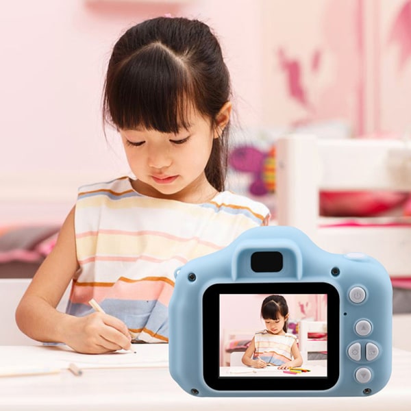 Leksaker Barn Baby Födelsedagspresent X2 Barn Mini Digitalkamera Ca A10