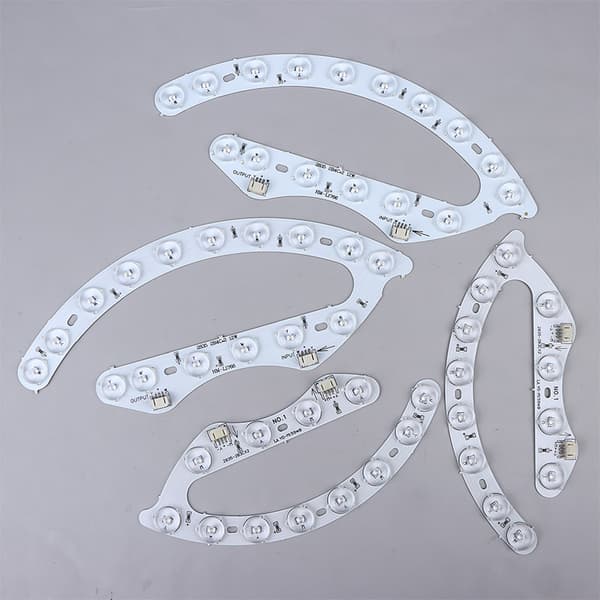 2/5 stk. LED-lyskilde eftermonteringslyspanel 9/12W med linse til 9W 2pcs