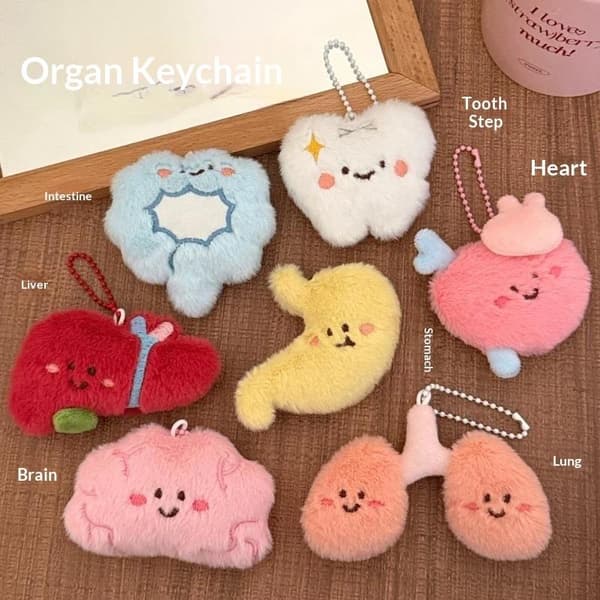 1 kpl e Furry Organ Stuff Animal roikkuva reppu avaimenperä Creat A2