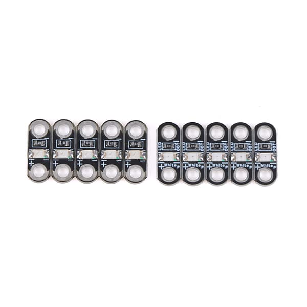 5 stk 3-5V 40MA LilyPad Led lite LED-lysmodul for DIY-sett 3 Orange 5pcs