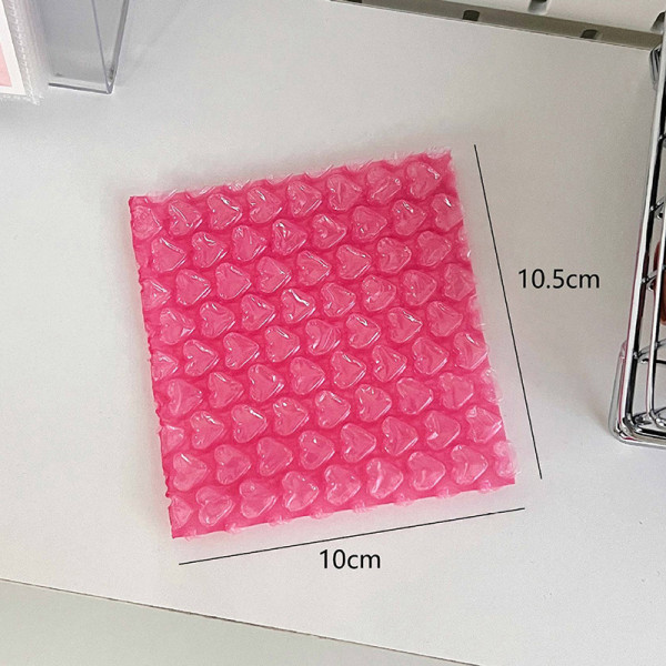 10 stk Skumpakningsposer Konvolutt PE Clear Protective Wrap Trans Rose red 10X10.5cm