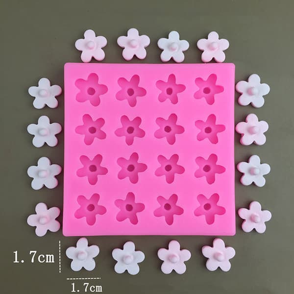 Blomster Kirsebærblomster Silikoneforme DIY Fondant Kagepynt A3