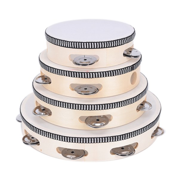 Soittimet Tambourine Drum Children Musical White 25cm