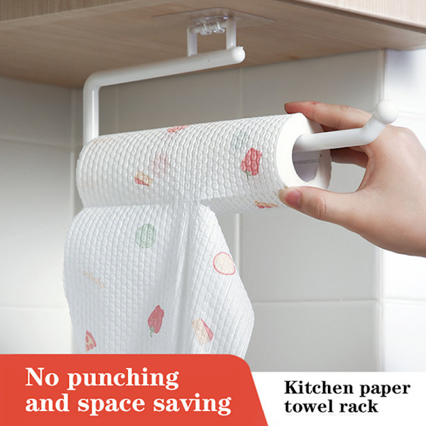 Metal Underskab Papirrulleholder Håndklædeholder Tissue Hanger L