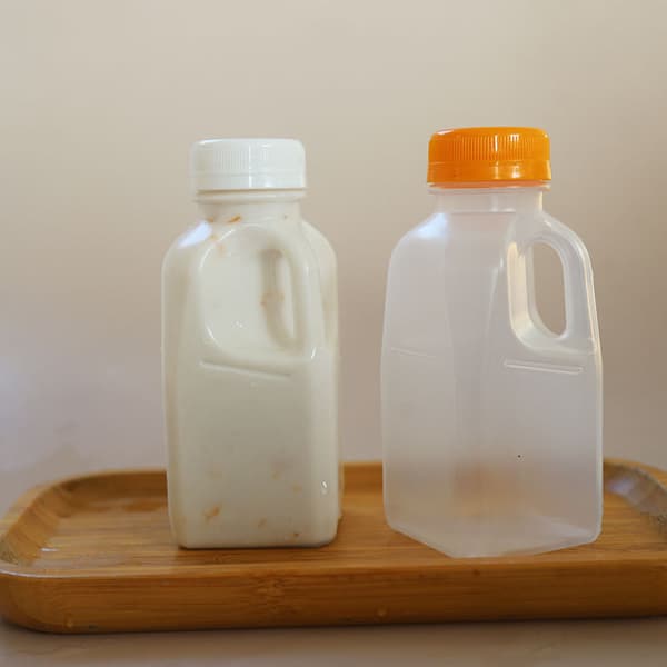 1 st Juices Flaska Färsk Juice Flaskor Dryckesflaskor Klar M White