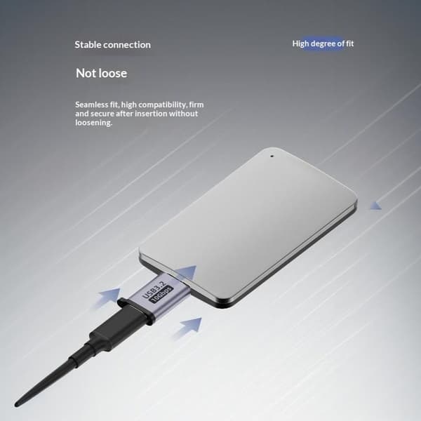1 st USB C till Micro B-adapter USB3.0 Typ C hona till Micro B C A2