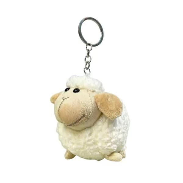 Sød Anime Mini Får Nøglering Fyldt Blød Fluffy Lam Vedhæng Ba A1