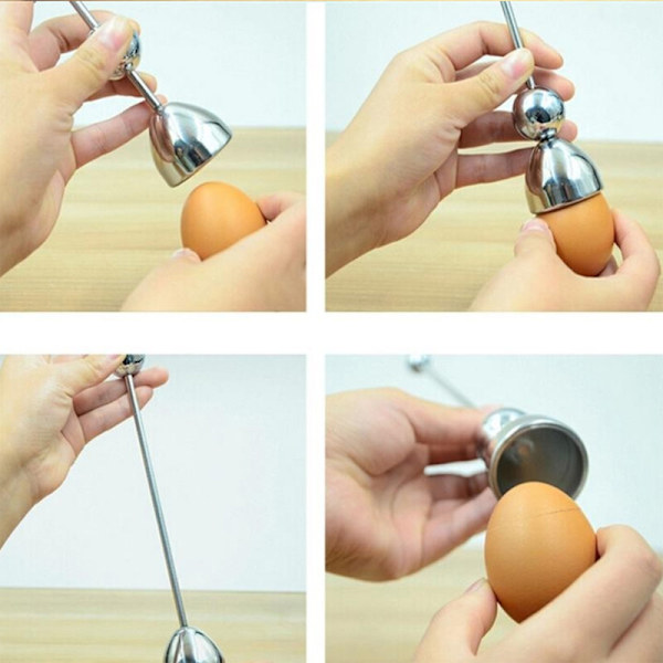 Kokt egg Topper Shell Top ter Kjøkken Gadgets Egg Tools Egg C A