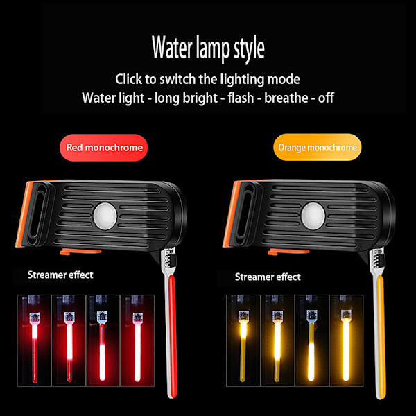Photon Drop Light USB oppladbar sykkelbaklykt 3 Light M 4