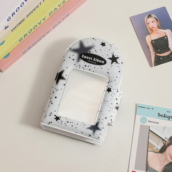 INS Pink Black Lace Pläd Fotoalbum Kpop Idol Star Chasing B Pink