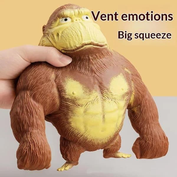 Strækbar Gorilla Fidget Legetøj Langsom Rebound Perfekt Til Hjemmet A2