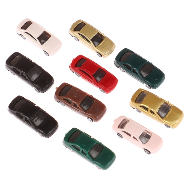 1:250-300 autojen malli maalattu ABS-ajoneuvo rautatielle multicolor