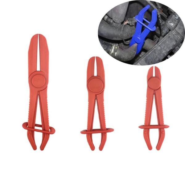 1/3 st nylon slangklämma verktyg broms bränsle vattenledning klämma tång 3PCS Blue