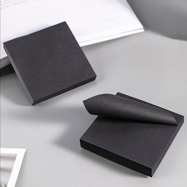 50 ark 76*76 cm Svart färg Sticky Notes Självhäftande Memo P
