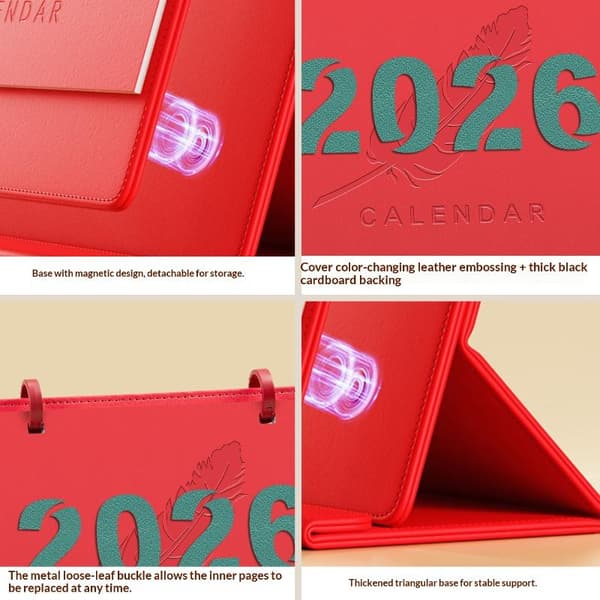 2026 Nye skrivebordskontorpynt High-end kreativ foldbar blad A3