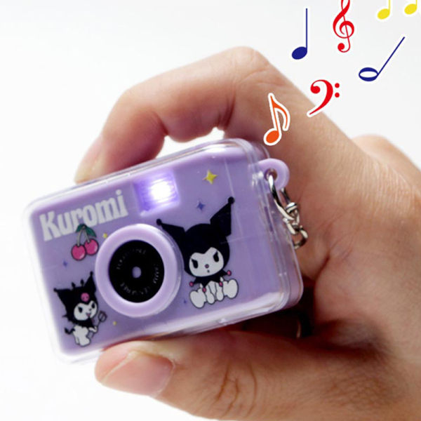 Sanrio Kuromi Melody Cinnamoroll Minikamera Bilnøkkelring A3