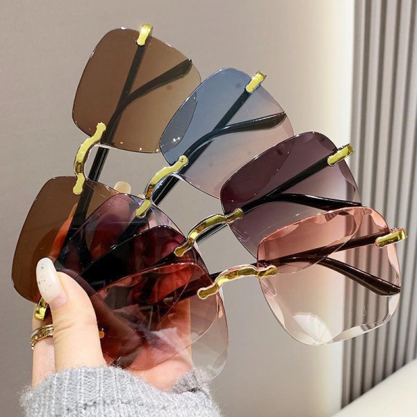 Gradient Eyeglasses Lady UV Protection Shade aurinkolasit Square A2