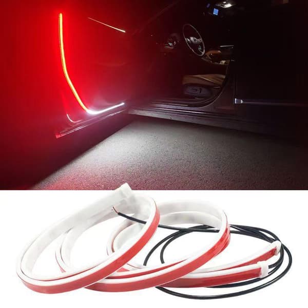 1/2 st bil dörröppning varningsblixt LED välkomstljus parkering 1Pcs