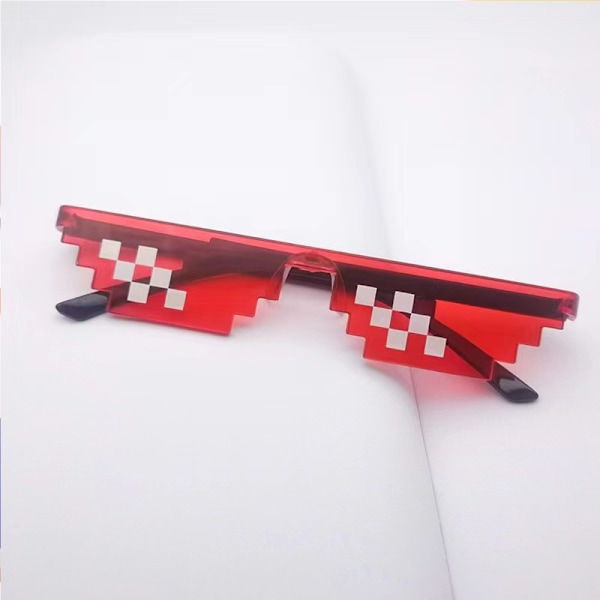 NYTT Design Morsomme Mosaikk Solbriller Thug Life Solbriller Pixel A2