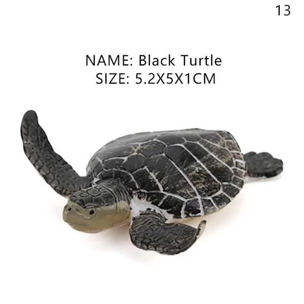 Simulation Marine Life Action Figuurit Ocean Animal Model Educationat A13
