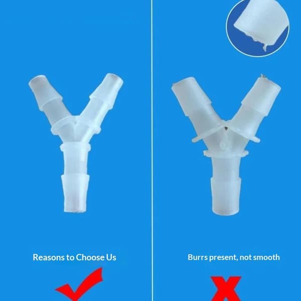 Y-formet trevejsforbindelse 1,6~6,4 mm vandfordeler olie akvarium A3