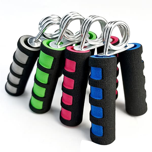 Justerbar Gym Handled Strength Exerciser Hand Grip Strengthener Gray